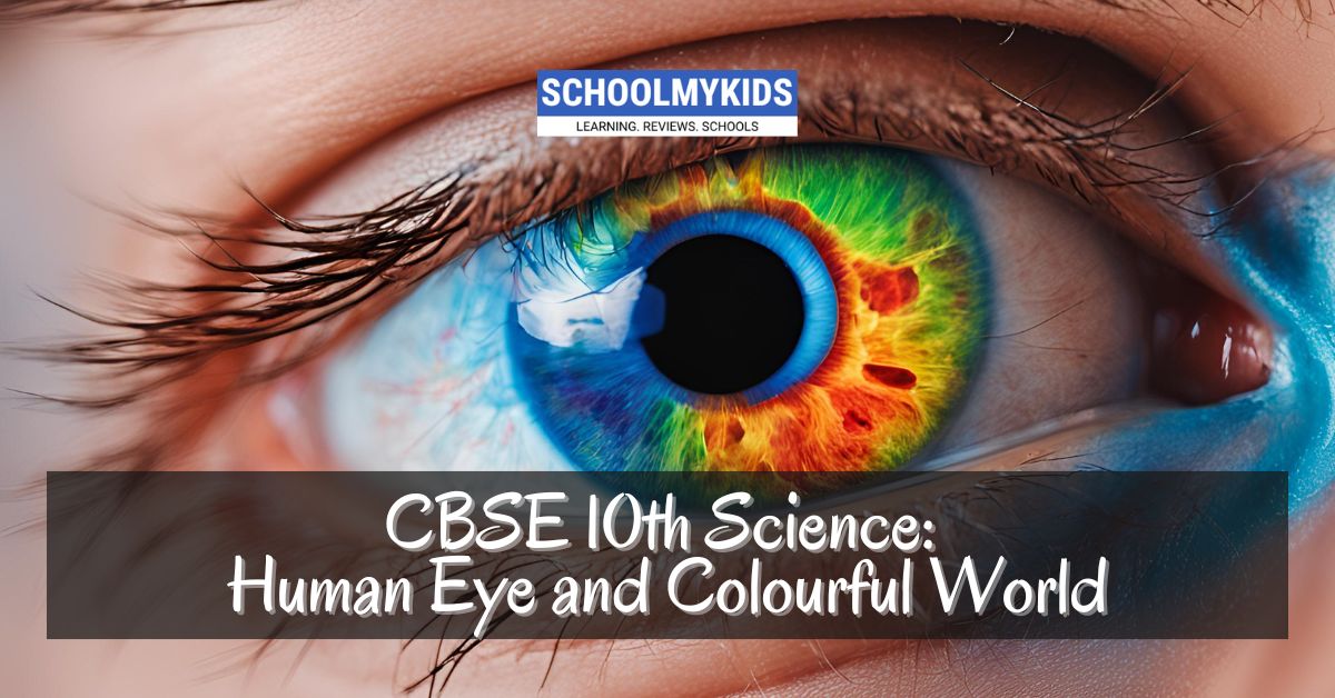 CBSE Class 10 Science : Chapter 10 – The Human Eye and the Colourful World