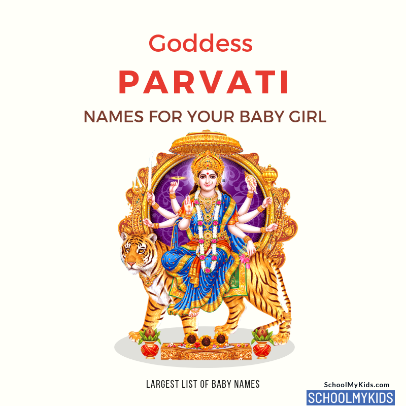 50+ Hindu goddess names with p info