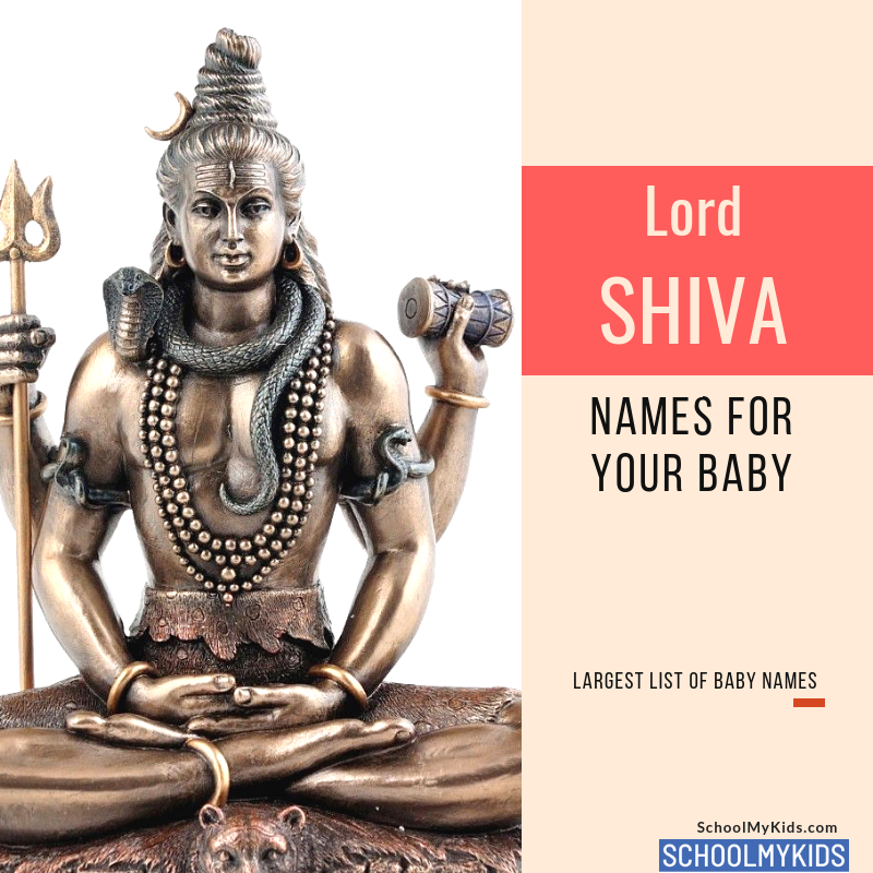 Names Of Lord Shiva For Your Baby List Of Hindu Lord Shiva Baby Names Schoolmykids