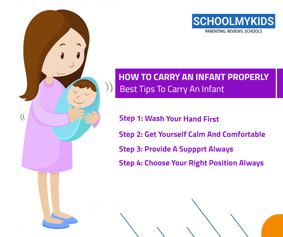 How to carry an infant properly? Best tips to carry an infant